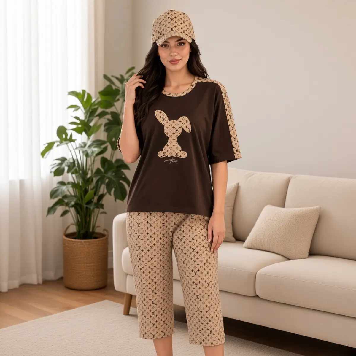 ست راحتی لاکچری طرح LV